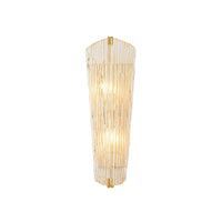 Valentin Wall Sconce in Vintage Gold Leaf by Corbett