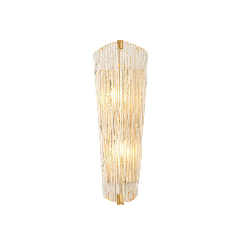Valentin Wall Sconce in Vintage Gold Leaf by Corbett