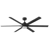Valor 66” LED Smart Fan - Matte Black