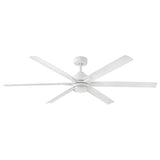 Valor 66” LED Smart Fan - Matte White