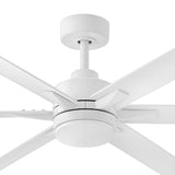 Valor 66” LED Smart Fan - Matte White