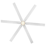 Valor 66” LED Smart Fan - Matte White
