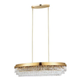 Valparaiso Linear Chandelier Gold by Eglo
