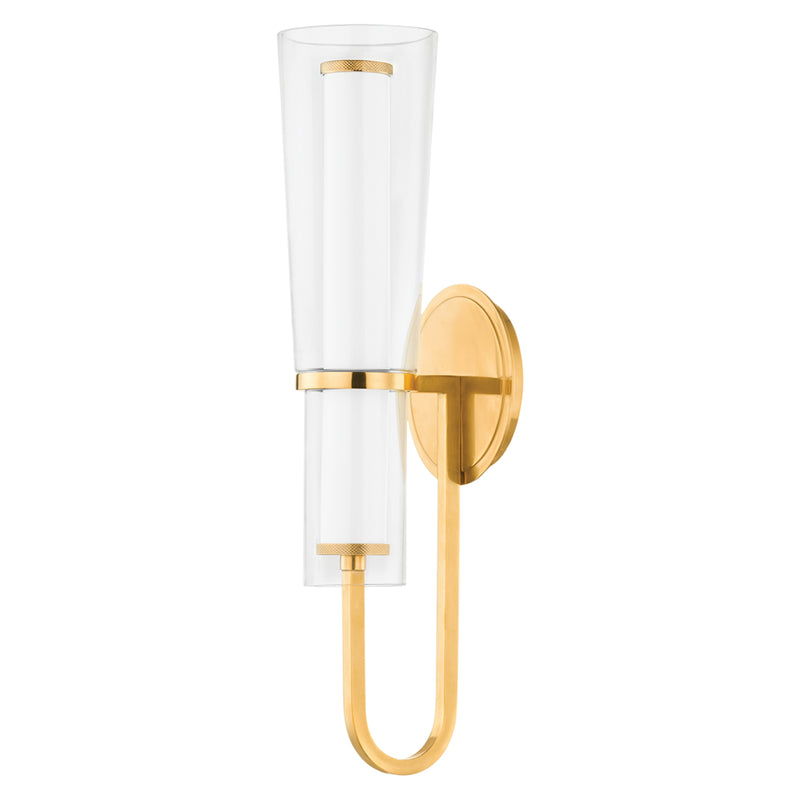 Vanocuver Wall Sconce Aged Brass By Hudson Valley
