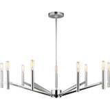 Vector Chandelier — 36", Chrome