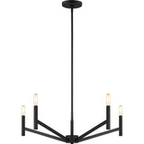 Vector Chandelier — 28", Midnight Black