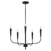 Vela Chandelier Black by Maxim Lighting