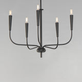 Vela Chandelier Black by Maxim Lighting