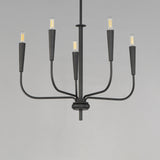 Vela Chandelier Black by Maxim Lighting