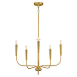 Vela Chandelier Satin Brass by Maxim Lighting
