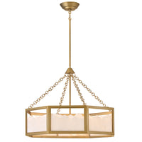 Veleta Large Drum Chandelier - Lacquered Brass - by Fredrick Ramond