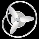 Veloce Smart Fan Titanium Silver By Modern Forms  - Down View