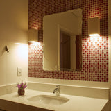 Venera Ceramic Wall Light by Geo Contemporary installed in a styled interior - lifestyle view 1