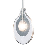 Veneto 1-Light Pendant, shown in Sterling, by Hubbardton Forge