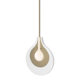 Veneto 1-Light Pendant in Soft Gold by Hubbardton Forge