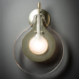 Veneto Wall Sconce detail in Modern Brass, by Hubbardton Forge
