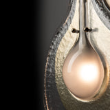 Veneto Wall Sconce detail in Modern Brass, by Hubbardton Forge