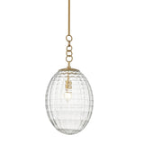 Venice Pendant - 12 Inch - Aged Brass by Hudson Valley