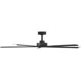 Vento 60” Smart Fan Matte Black By Hinkley - Side View