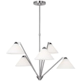 Verley Chandelier Brushed Nickel By Generation Lighting 