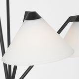 Verley Chandelier Midnight Black By Generation Lighting - Detailed View4