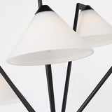 Verley Chandelier Midnight Black By Generation Lighting - Detailed View5