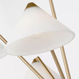 Verley Chandelier Satin Brass By Generation Lighting - Detailed View1