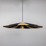 Vernon Raffia Pendant - Polished Brass