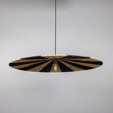 Vernon Raffia Pendant - Polished Brass