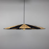 Vernon Raffia Pendant - Polished Brass