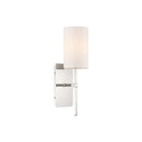 Veronica 1-Light Sconce 5'' Polished Nickel
