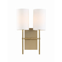 Veronica 2-Light Sconce 11'' Aged Brass