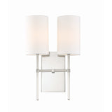 Veronica 2-Light Sconce 11'' Polished Nickel
