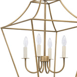Versailles Pendant Light Plated Dark Antique Brushed Brass By Renwill Detailed View