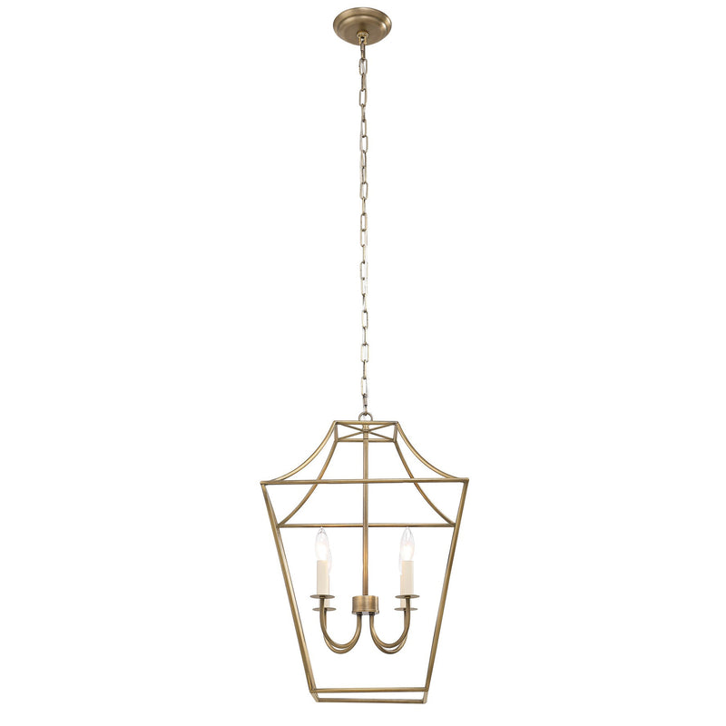Versailles Pendant Light Plated Dark Antique Brushed Brass By Renwill Main View 1