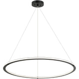 Victoria 1 Tier Chandelier Large Black By Matteo