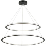 Victoria 2 Tier Chandelier Large Black By Matteo
