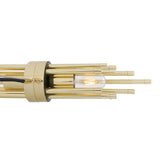 Victoria Chandelier - Polished Brass