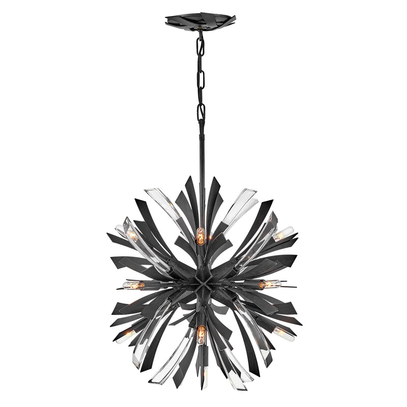 Vida Orb Chandelier - Brushed Graphite - by Fredrick Ramond
