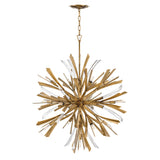 Vida Orb Chandelier - Burnished Gold - by Fredrick Ramond