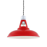 Vienna Industrial Pendant - Red