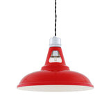 Vienna Industrial Pendant Red