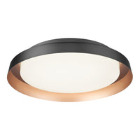 Vieno Flush Mount 14 Inch Black