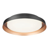 Vieno Flush Mount 14 Inch Black