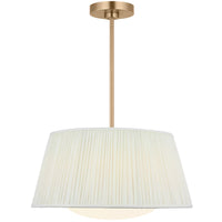 Vilera Three Light Pendant Satin Brass By Generation Lighting