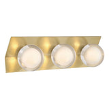 Vinci Vanity Light Soft Brass 3 Lights By Lib And Co
