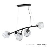 Vine Pendant, shown in Black, by Hubbardton Forge