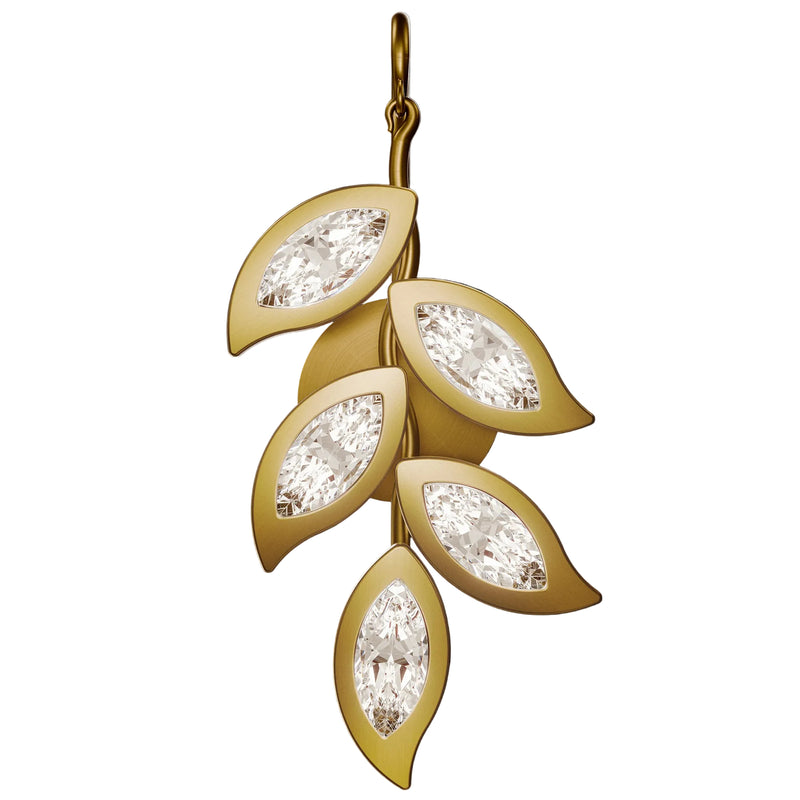 Vinessa Wall Sconce Aged Brass By Schonbek Forever Main View 1
