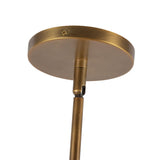 Vintage Brass/Matte Opal Glass 6inch Umbra Pendant by Kuzco Lighting Details