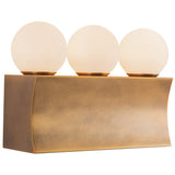 Vintage Brass 12inch Sinclair Wall/Vanity Light by Alora Lighting